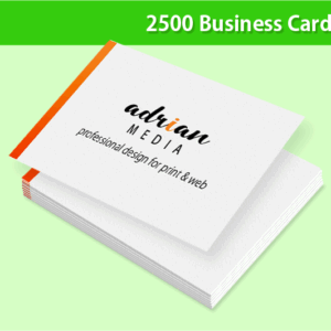 2500 Custom Designed Business Cards
