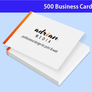 500 Custom Designed Business Cards