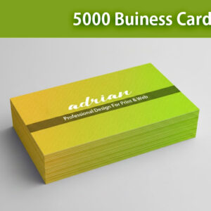 5000 Custom Designed Business Cards