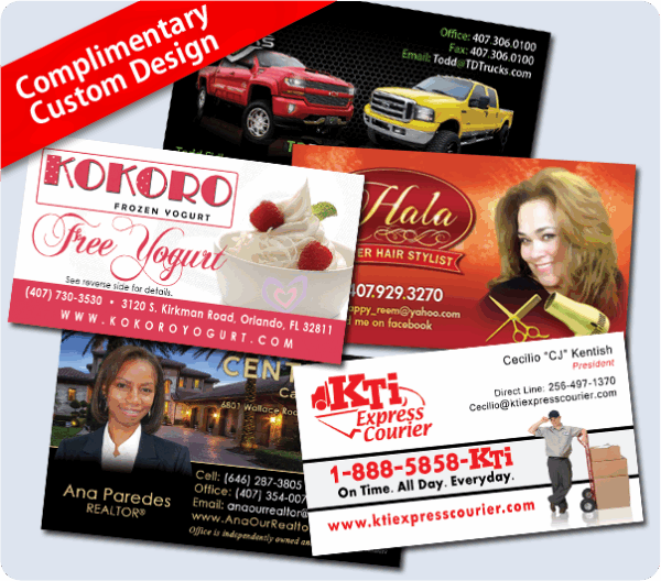 1000 Custom Designed Business Cards - Image 2